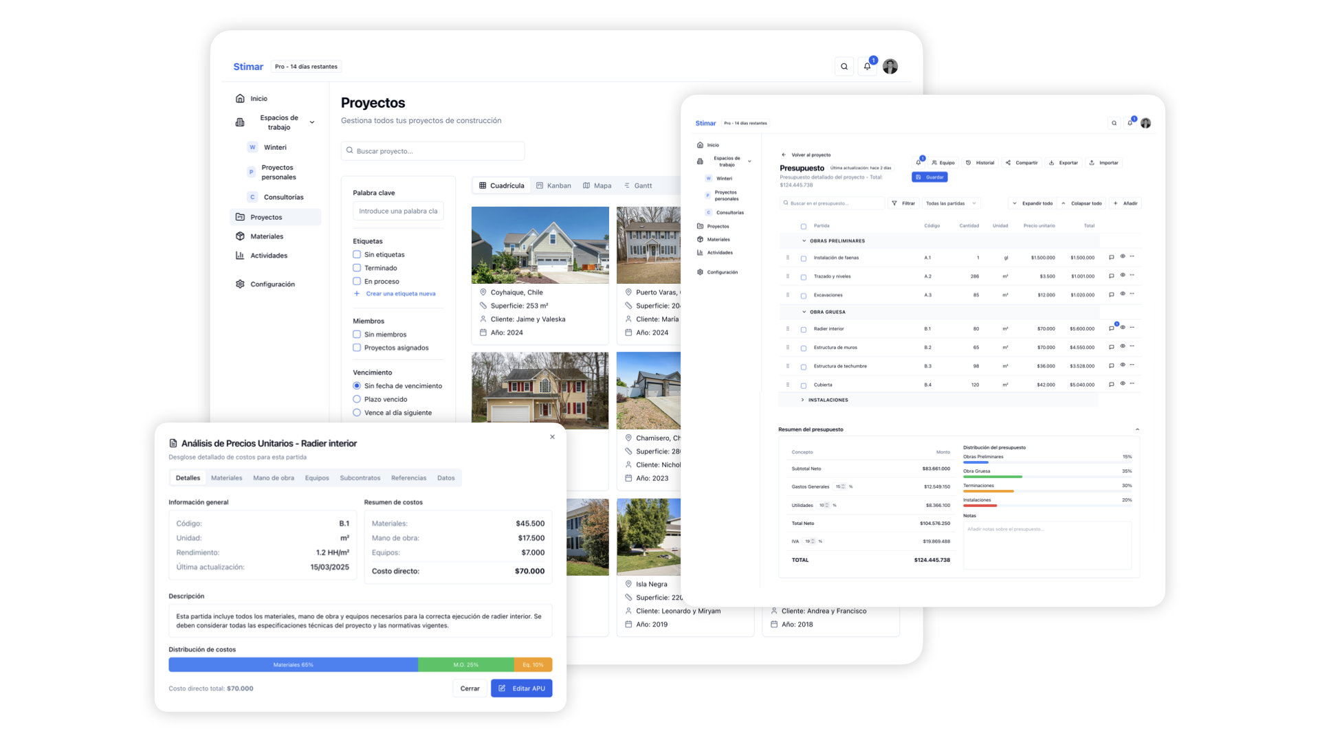 Plataforma Stimar para constructoras